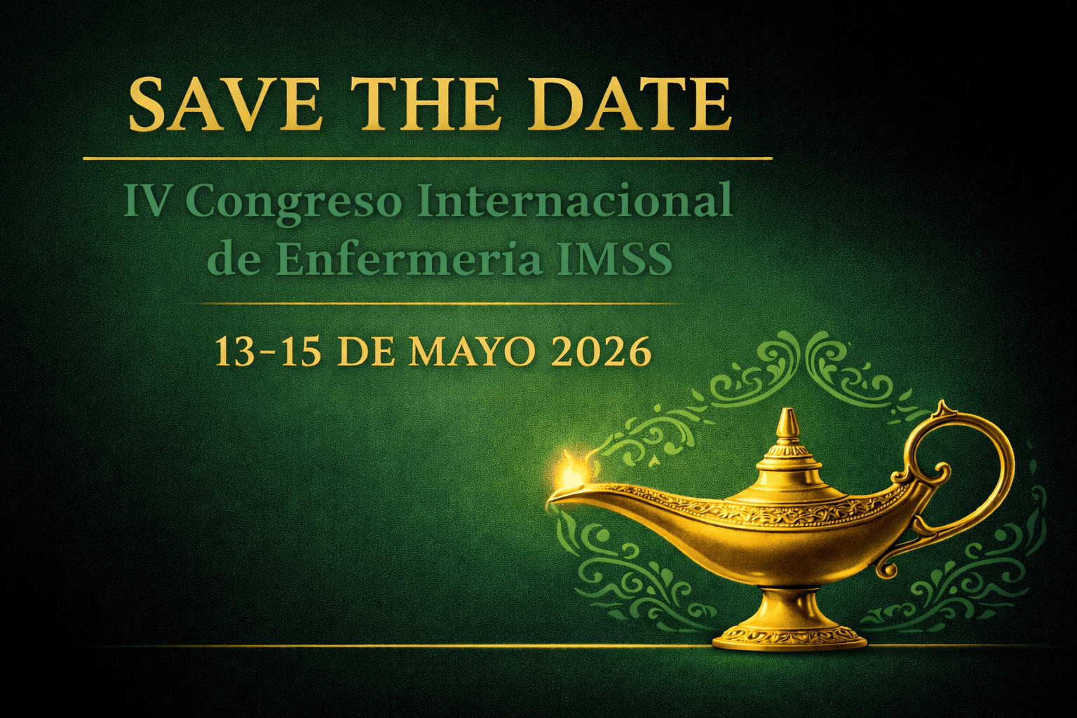 IV Congreso Internacional de Enfermería IMSS – Save the Date 13-15 Mayo 2026